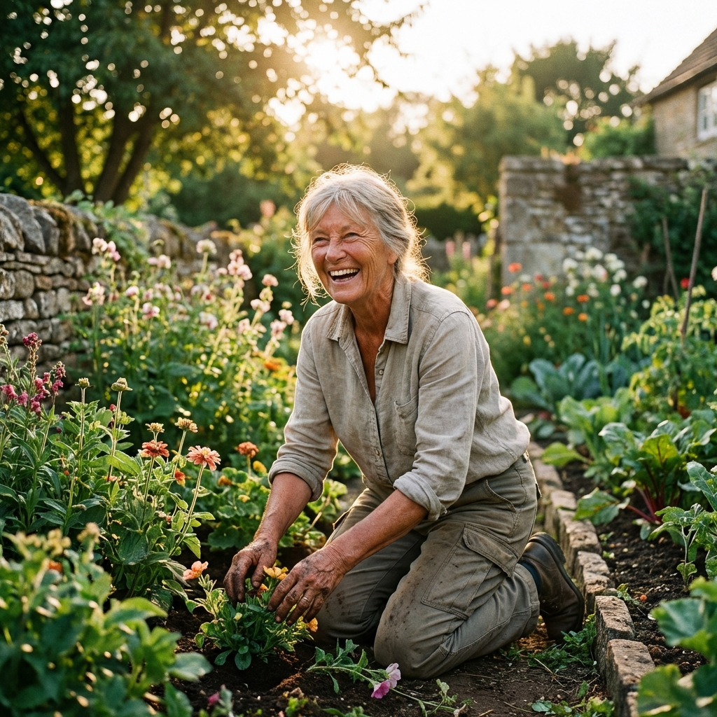 Happy Elderly Person